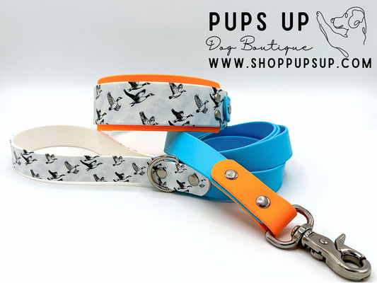 2" Canadian Geese Collar & Leash Set