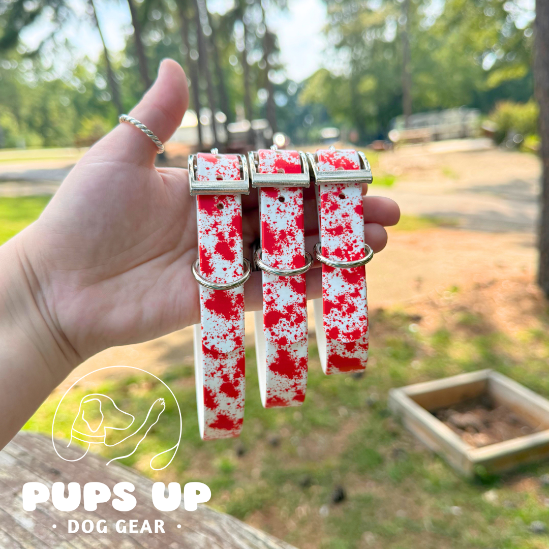 PREMADE 3/4" Blood Splatter Collar