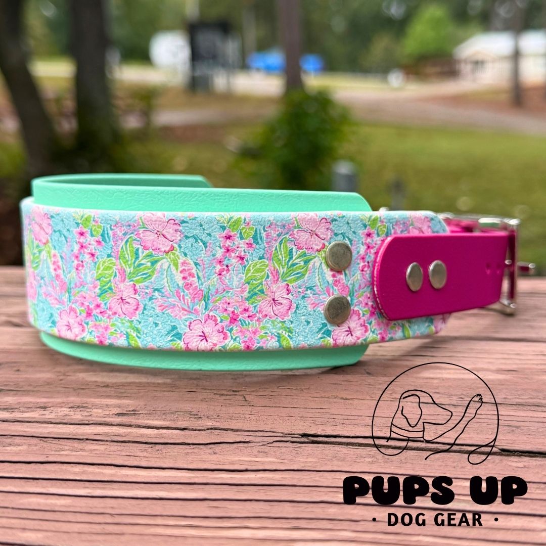 2" Beachy Floral Collar