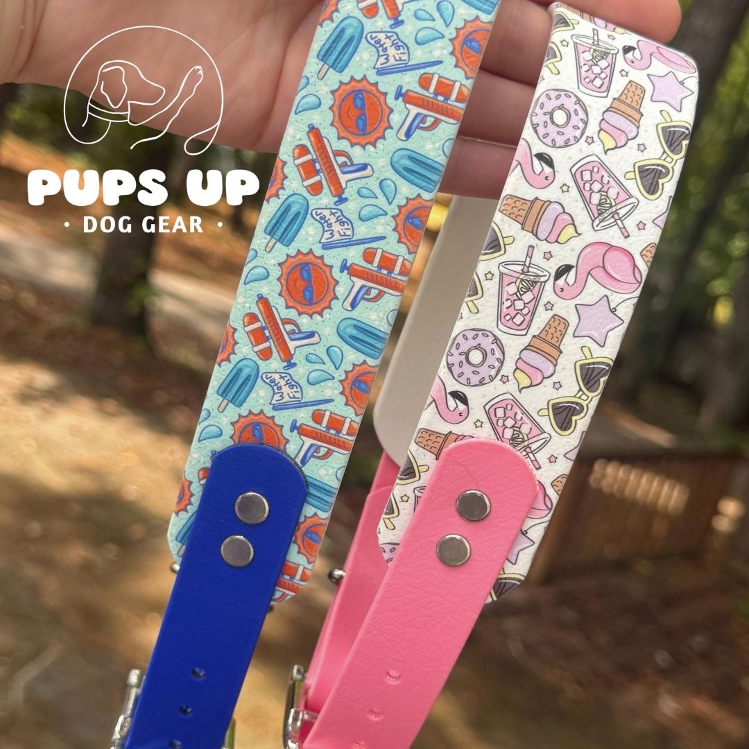 1.5" Tapered Pink Pool Party Collar