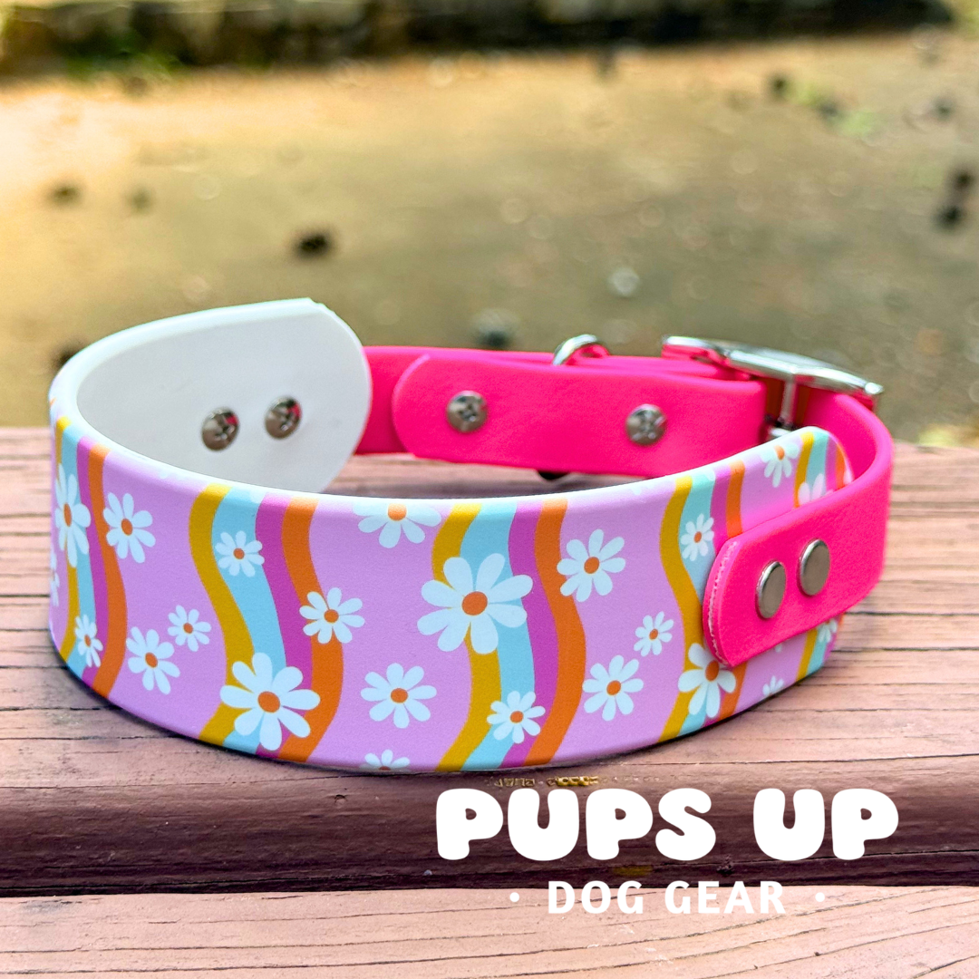 PREMADE 1.5" Flower Power Collar