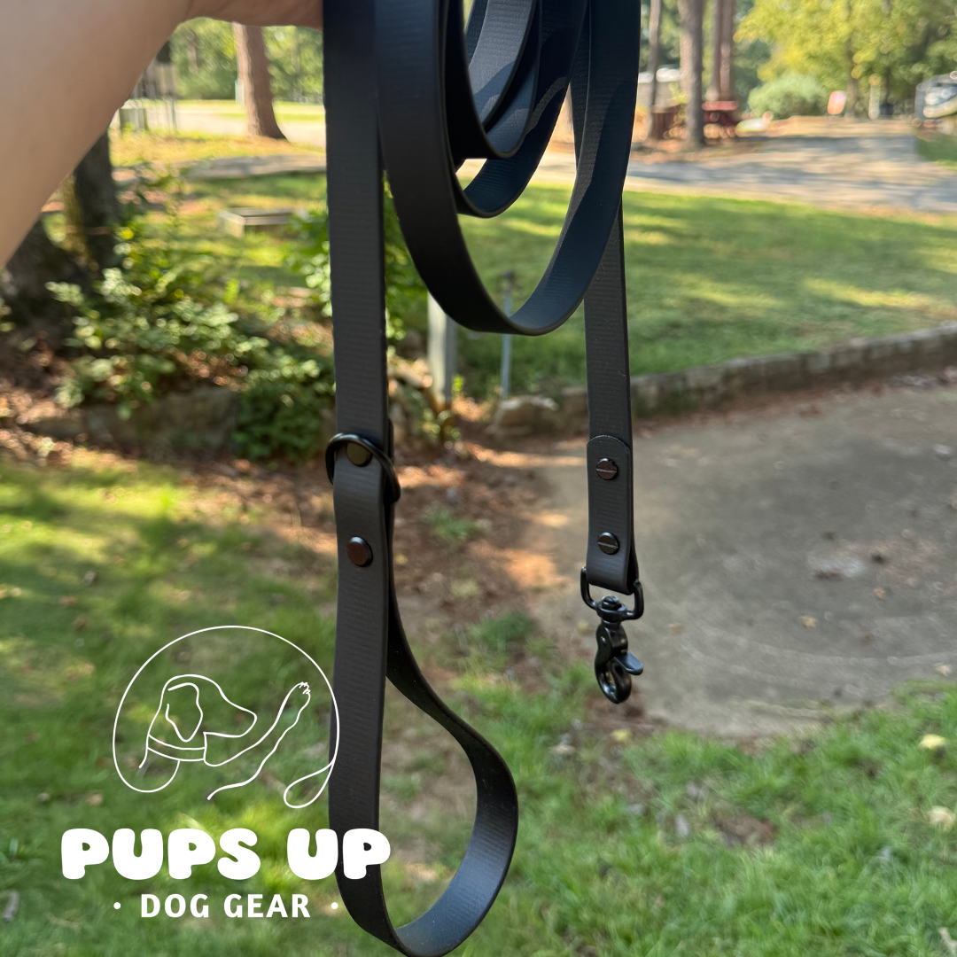 PREMADE 3/4" Black Leash