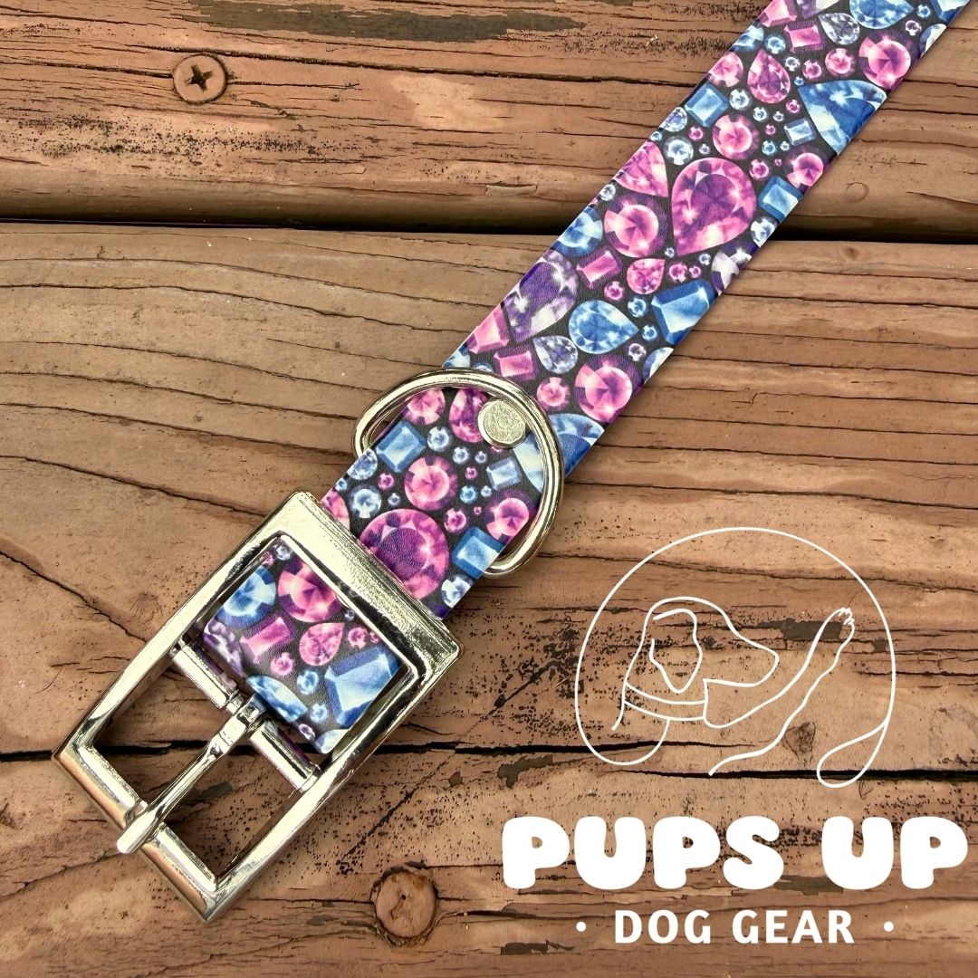 1" Pastel Gemstones Collar