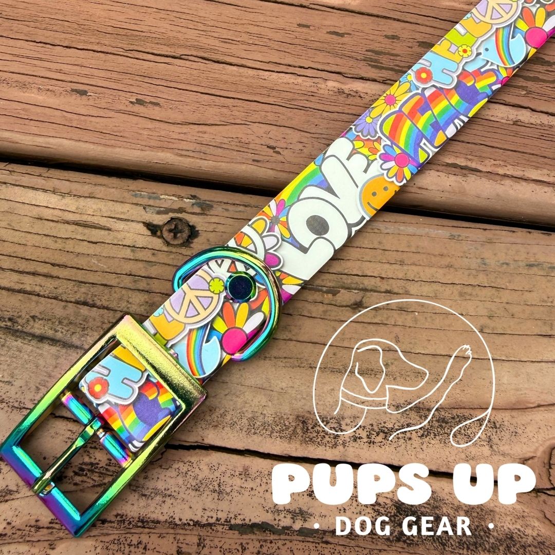 1" Peace & Love Collar