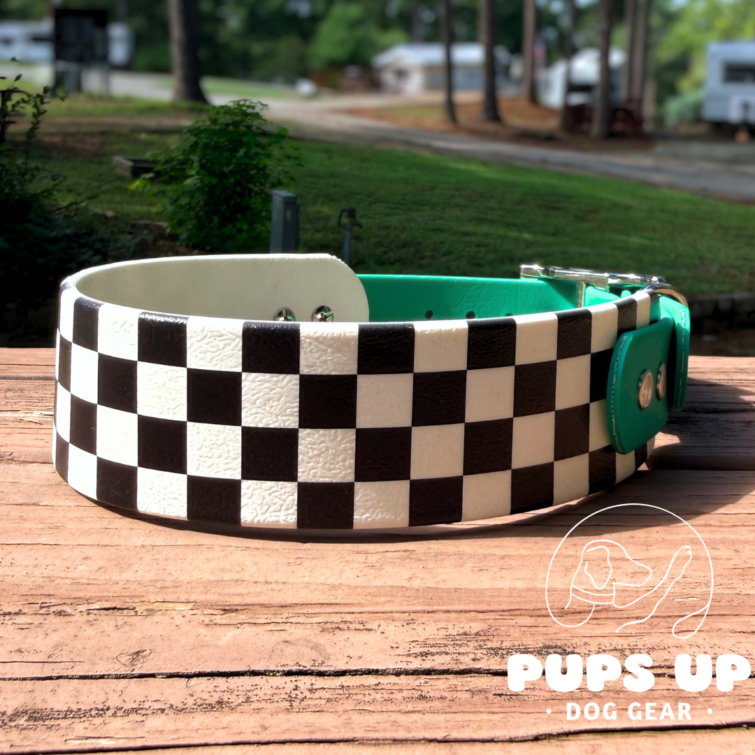 PREMADE 1.5" Checkered Taper Collar