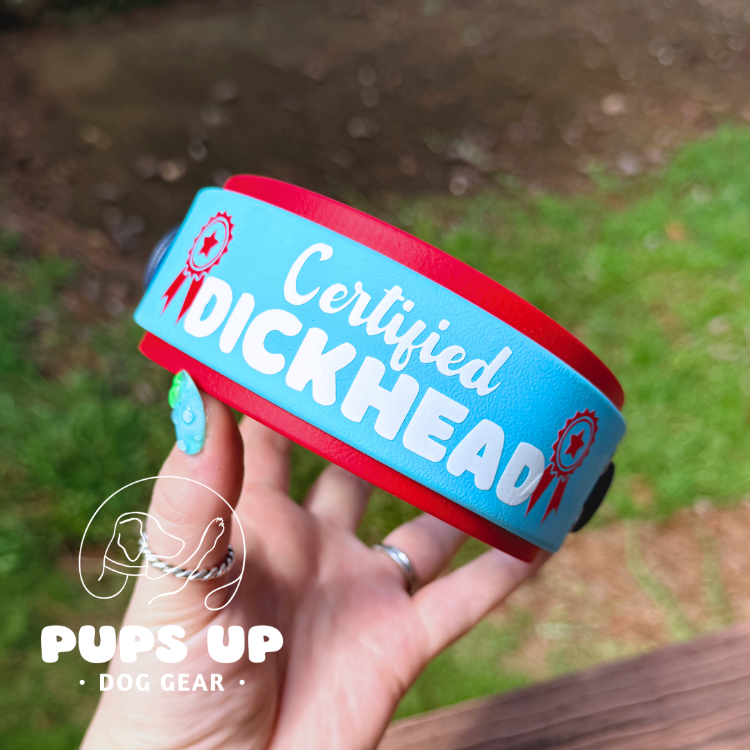 PREMADE 2” Certified Dickhead Collar