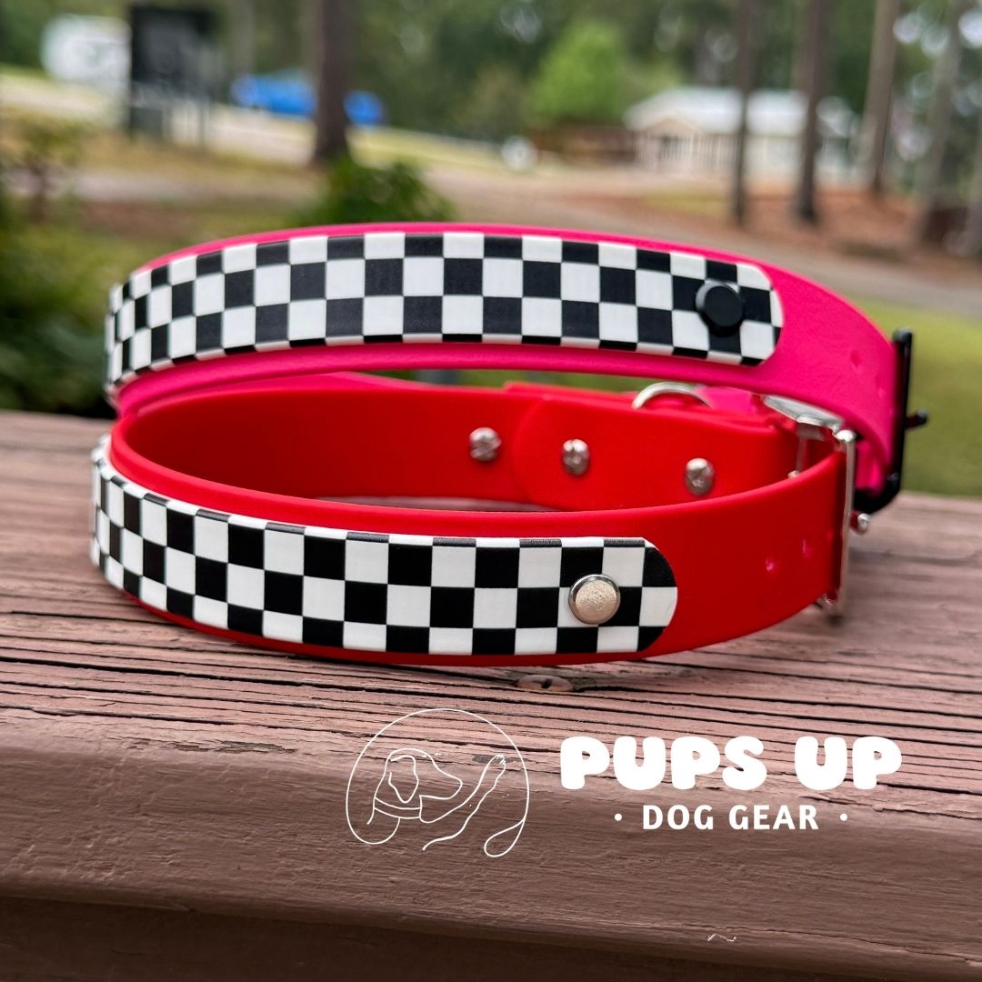 1" w/ Overlay Checkerboard Collar