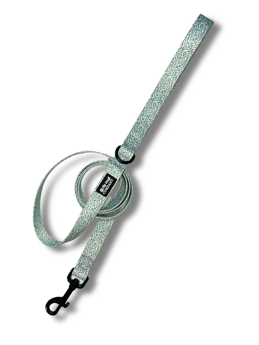 Sage Green Cheetah Leash