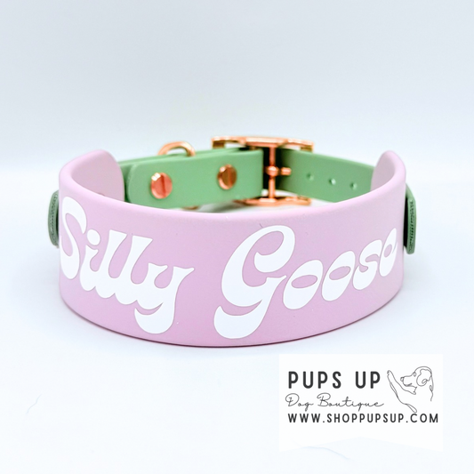 PREMADE 1.5" Tapered Silly Goose Collar