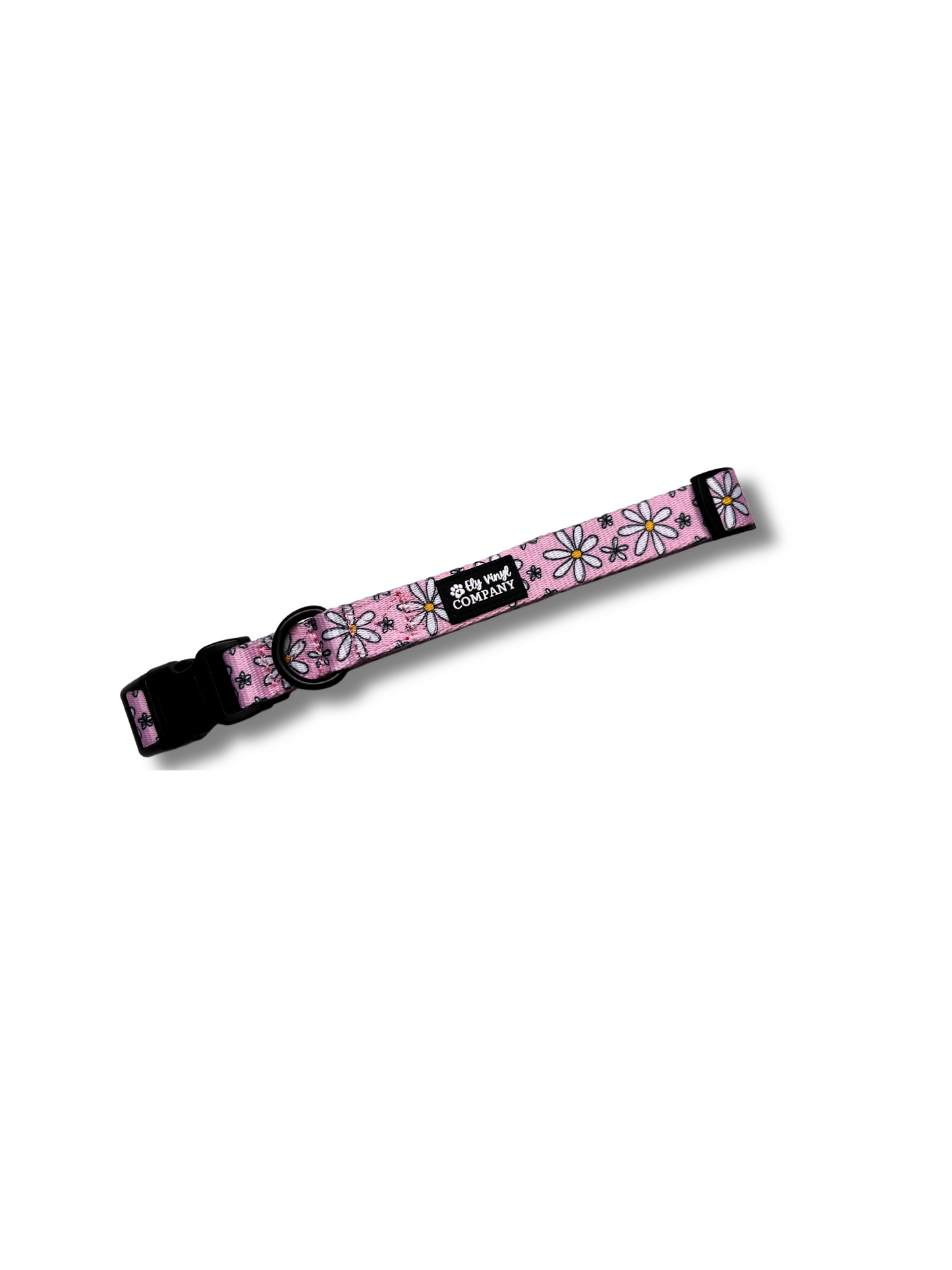 Pink Daisy Dog Collar