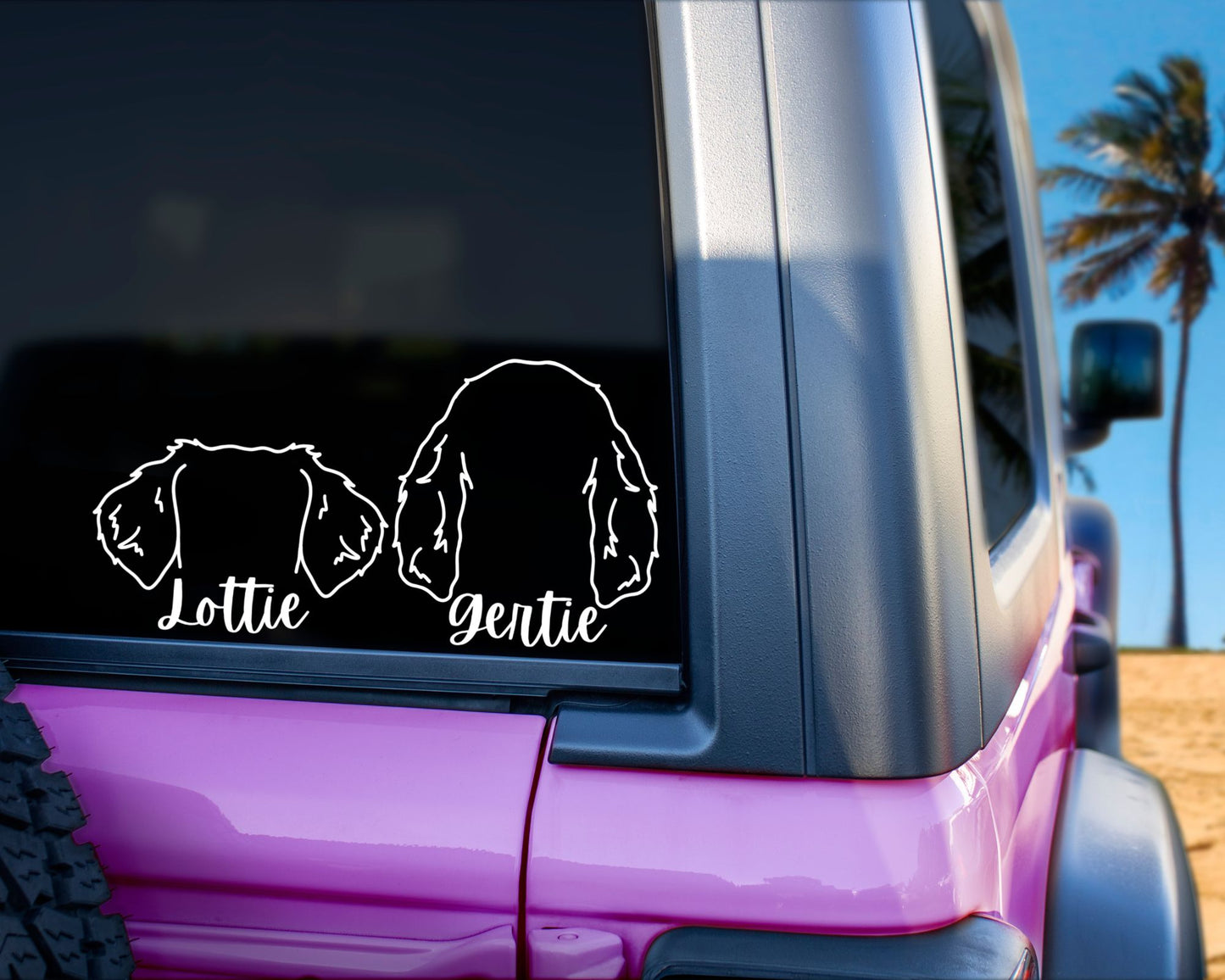 Custom Pet Outline Decal