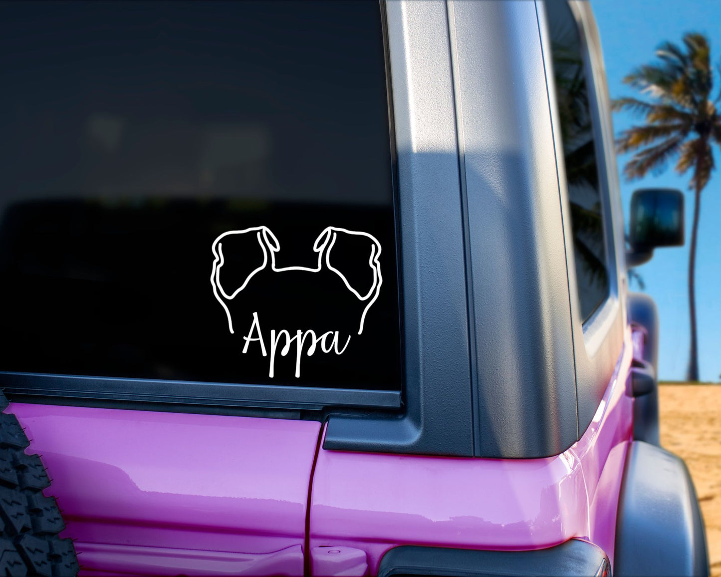 Custom Pet Outline Decal