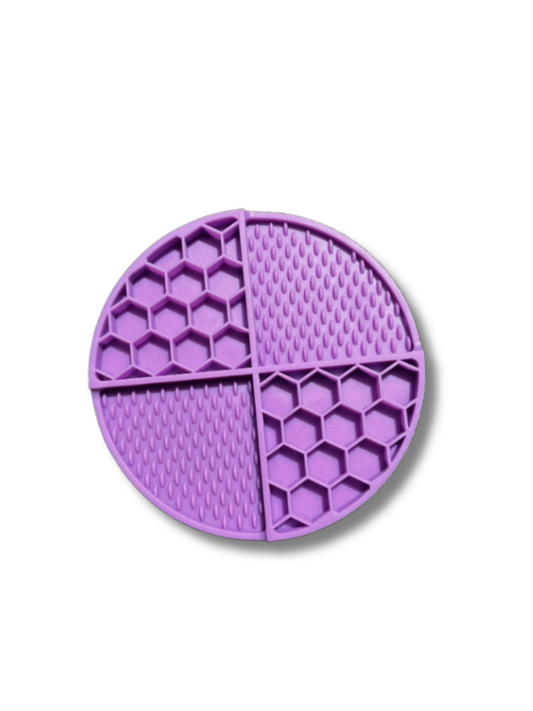 Round Honeycomb Lick Mat