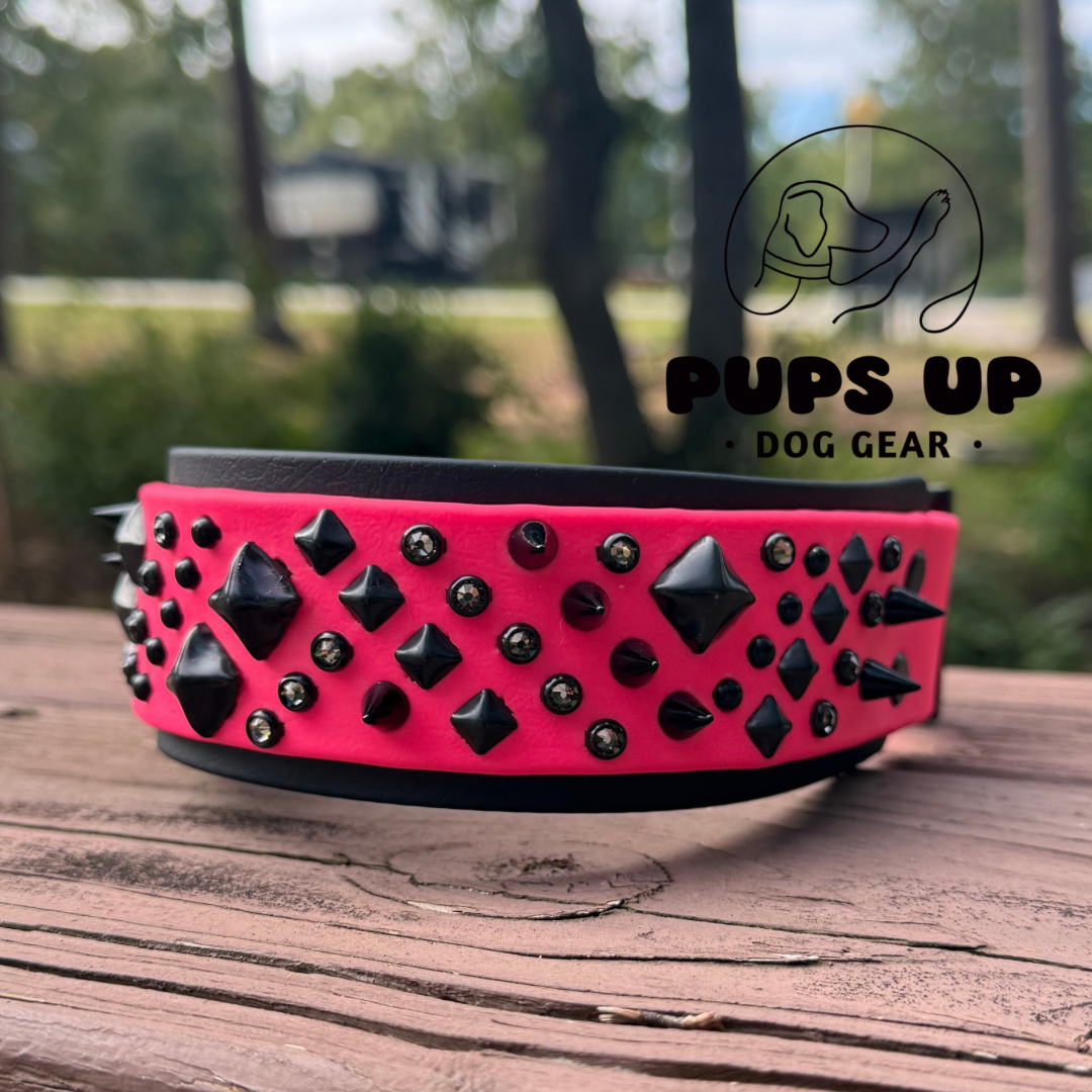 2” Specialty Collar - Studs, Pyramids, Spots, Spikes & Crystals