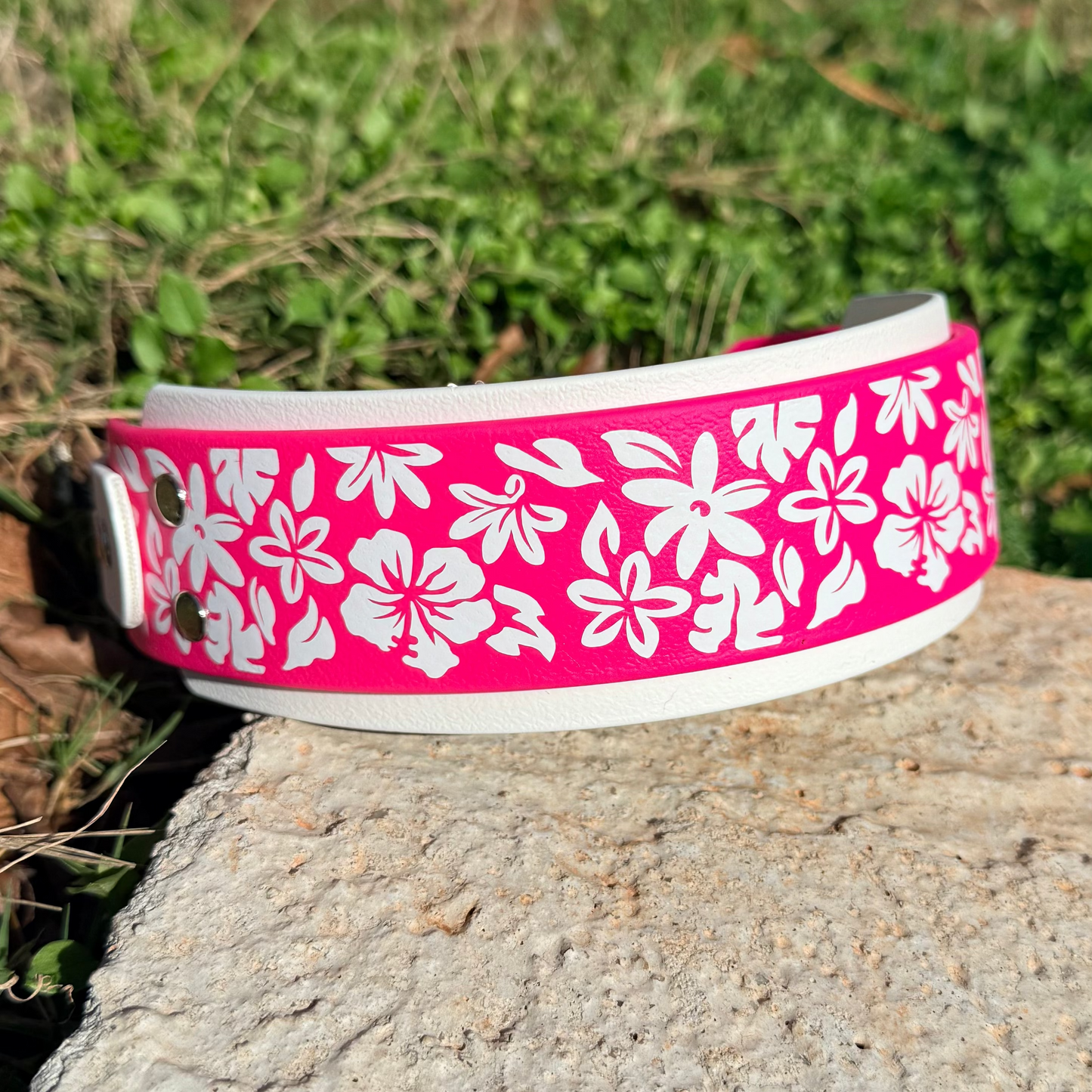2" Hawaiian Floral Collar