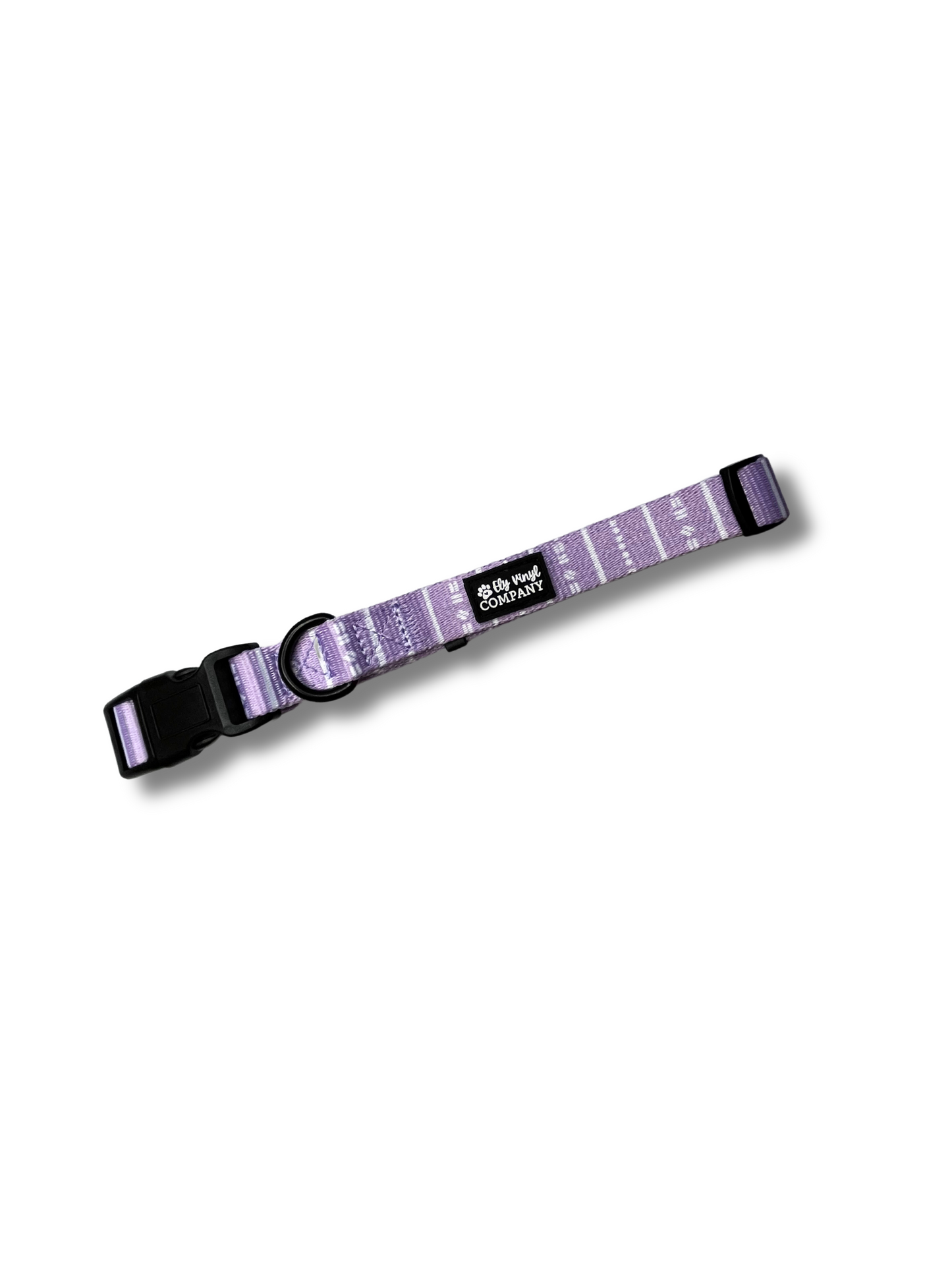 Purple Striped Dog Collar