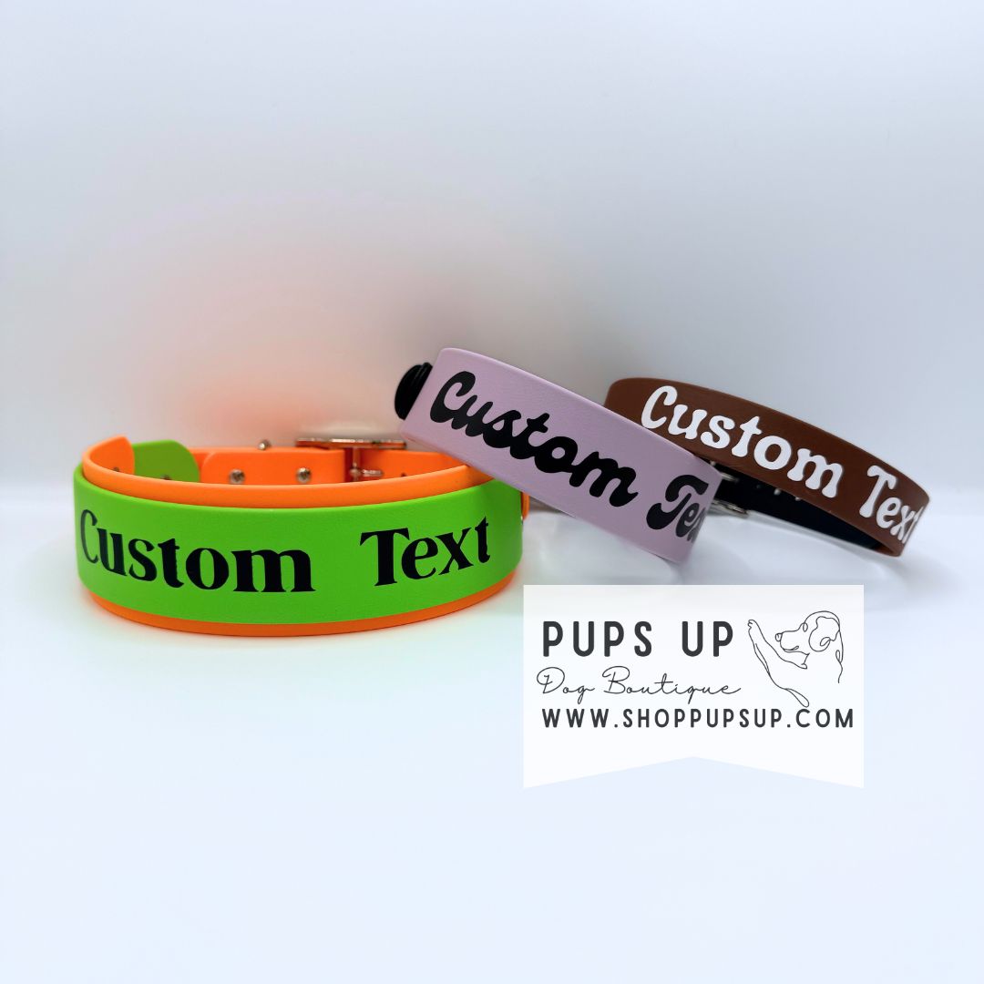 Custom Text Collar